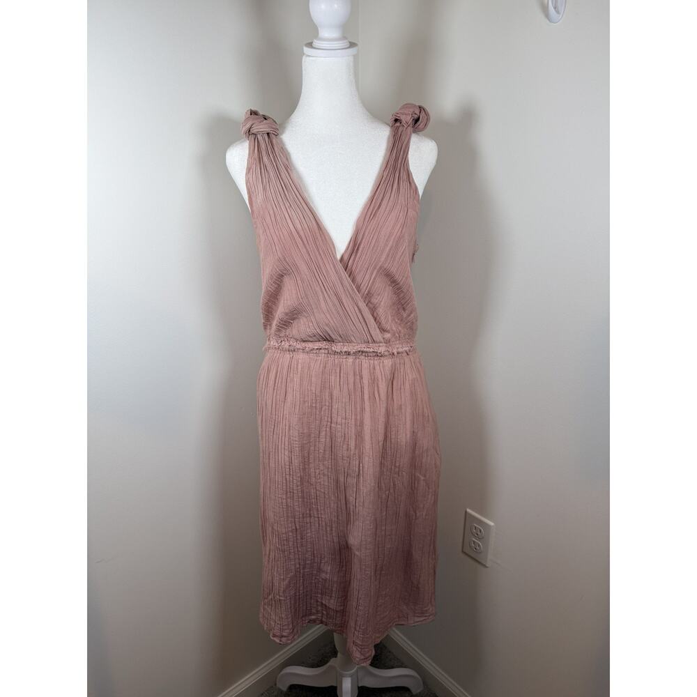 Banana Republic Dress A-Line V Neck Silk Blend Mini Gauzy Size 10 High Quality - Picture 10 of 10